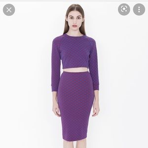 American Apparel Two Piece Set